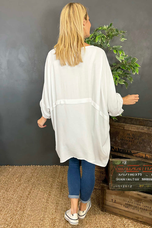 Angelica Oversized Top White - Image 4