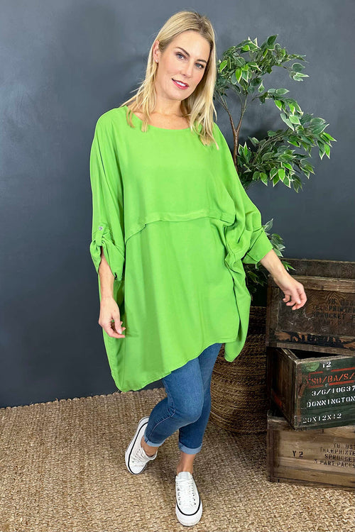 Angelica Oversized Top Green - Image 3