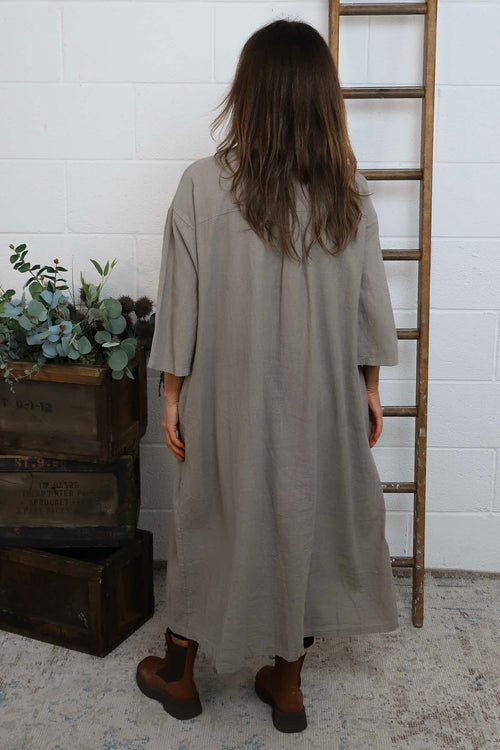 cowboy dressed in white linen Jenni Kayne Women's Kinney Dress Size Small main image 0