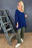 Katya Knitted Jumper Navy