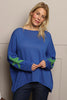 Alfano Cotton Star Knit Jumper Cobalt