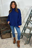 Prue Seam Detail Jumper Royal Blue