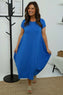 Sariah Short Sleeve Dress Cobalt