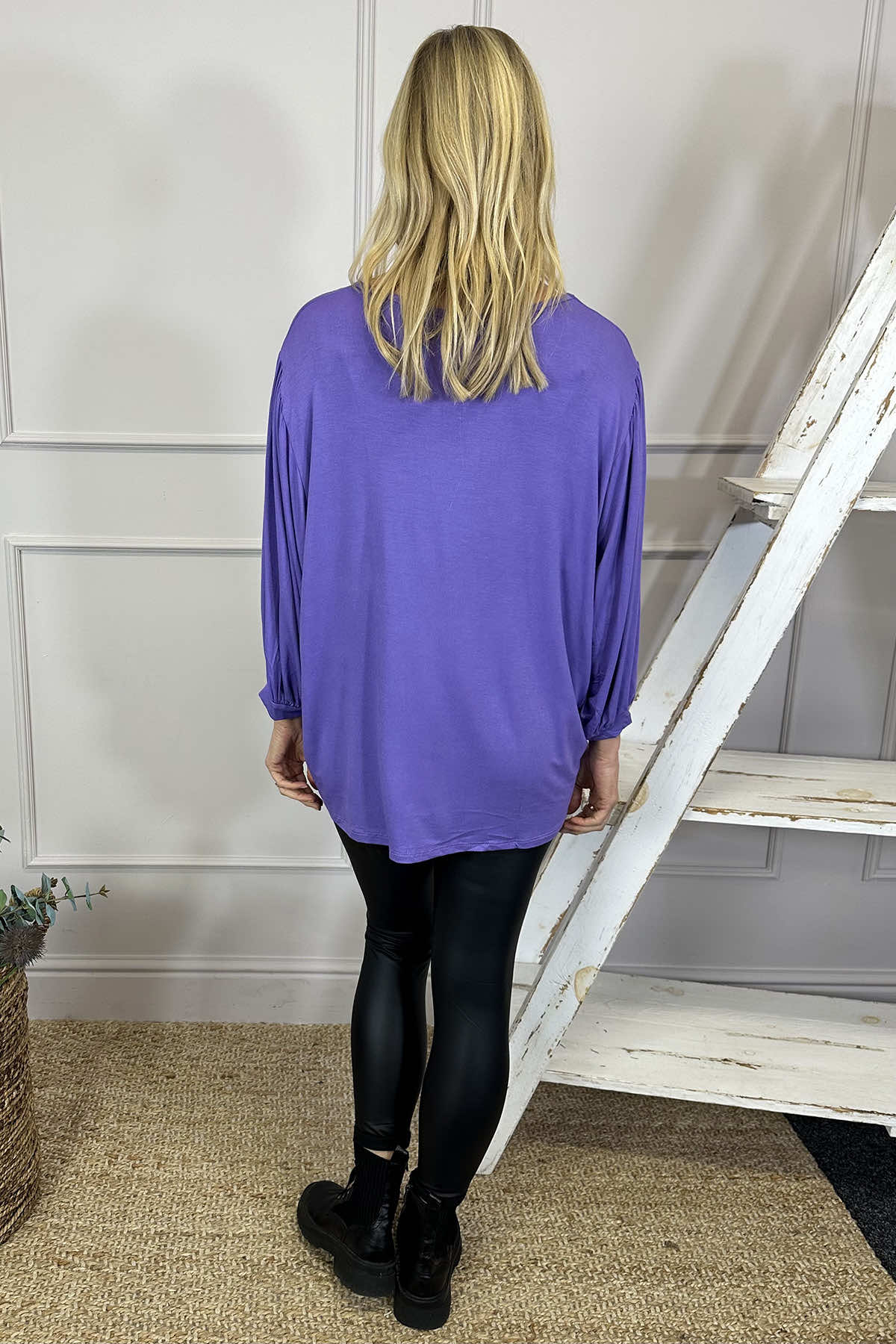 Hilma Pocket Top Purple