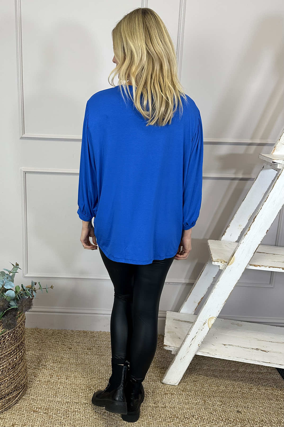 Hilma Pocket Top Cobalt