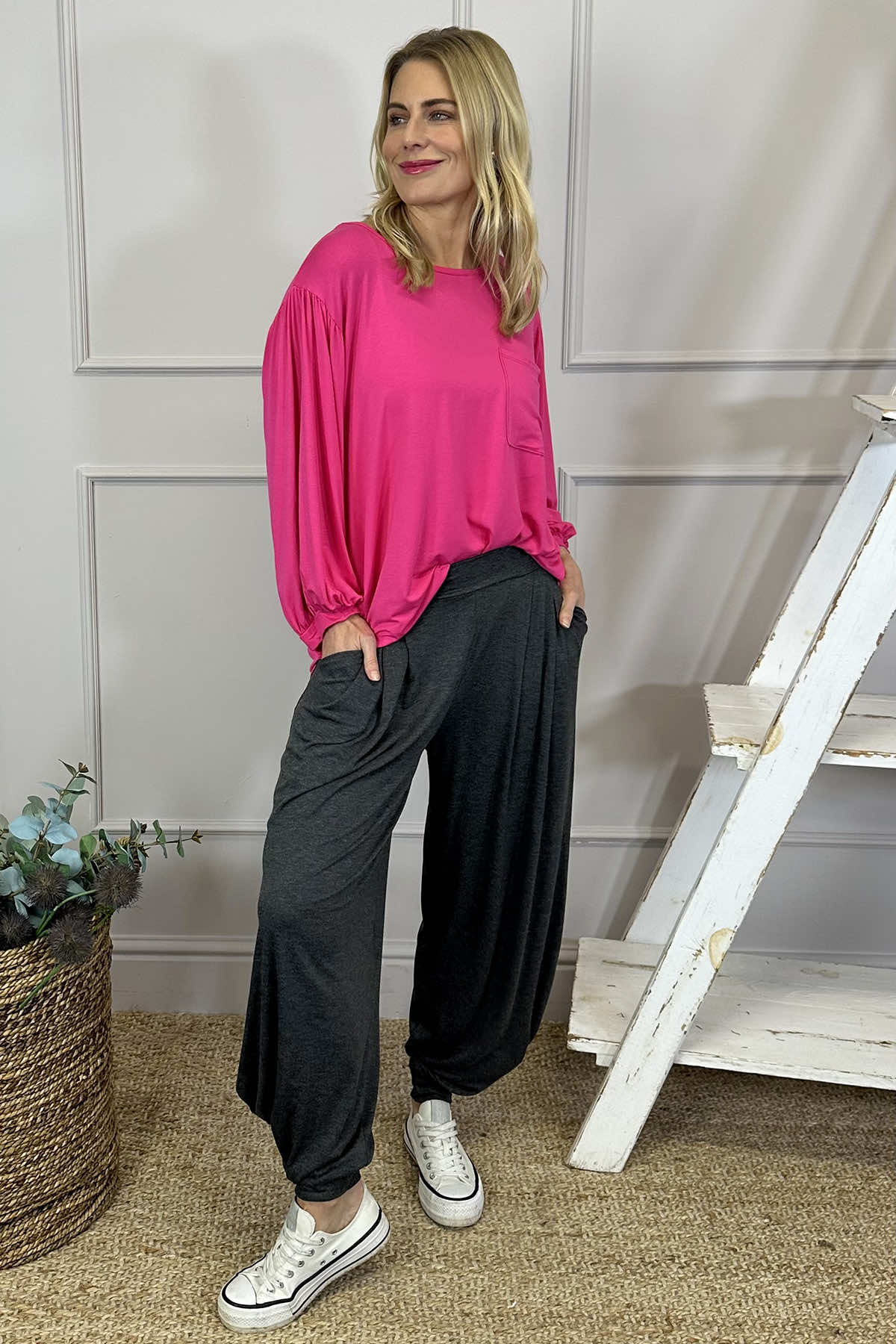 Alissa Trousers Charcoal