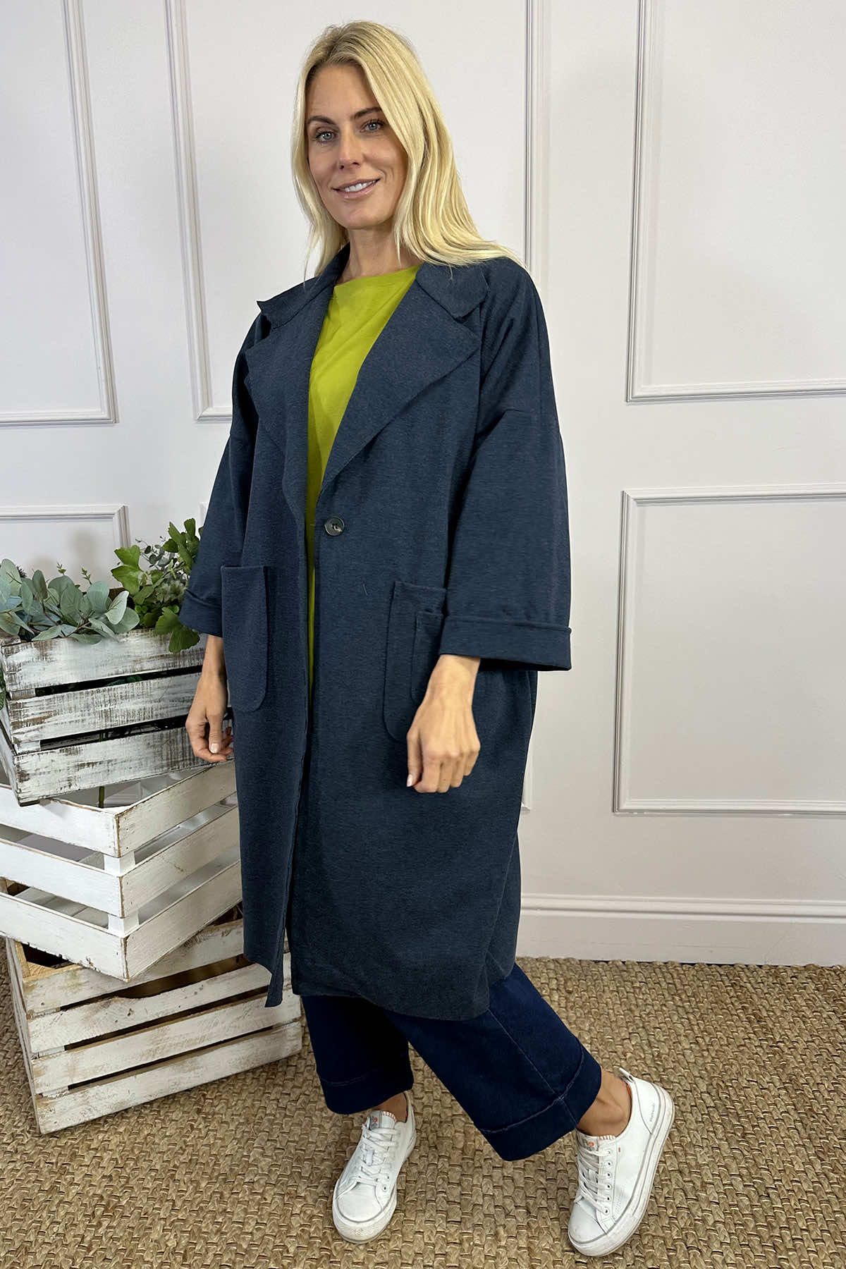 Sloane Coat Navy