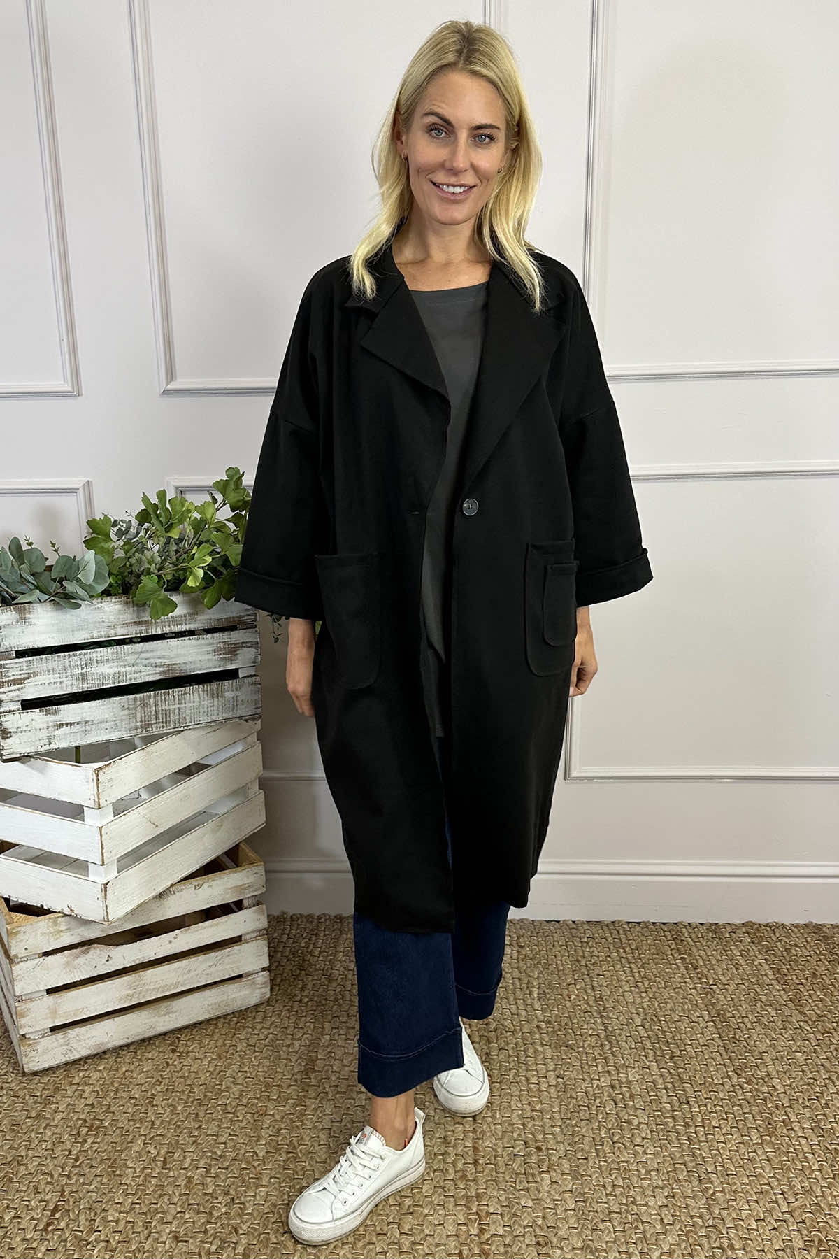 Sloane Coat Black