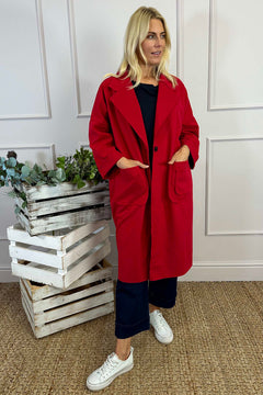 Sloane Coat Red