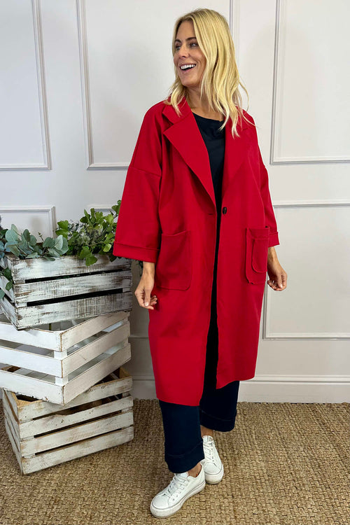 Sloane Coat Red - Image 3