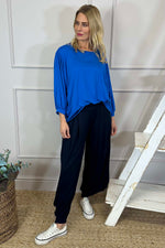 Alissa Trousers Navy Navy - Alissa Trousers Navy