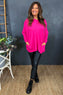 Bettina Hooded Top Fuchsia