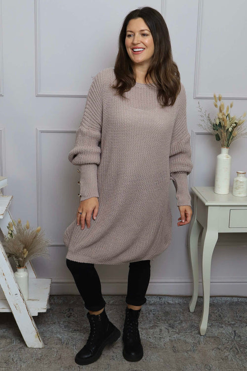 Peggy Knitted Jumper Mocha - Image 2