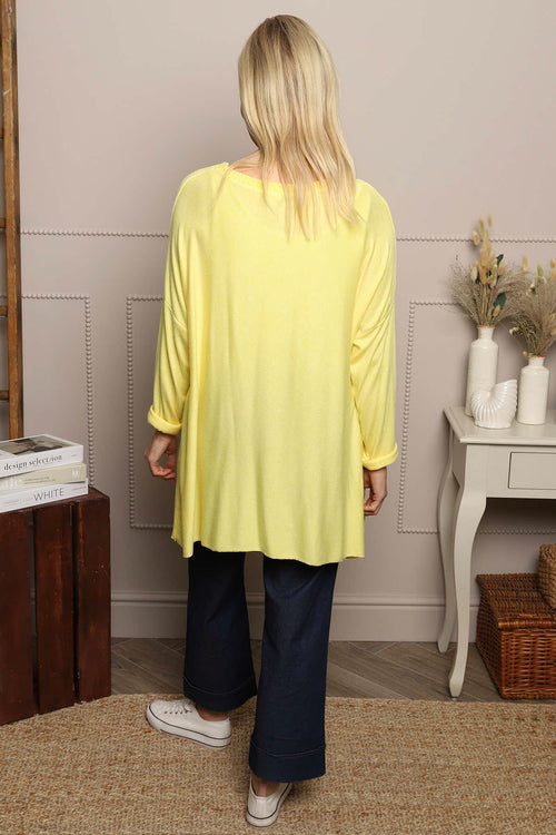 Nice Knit Top Yellow - Image 4