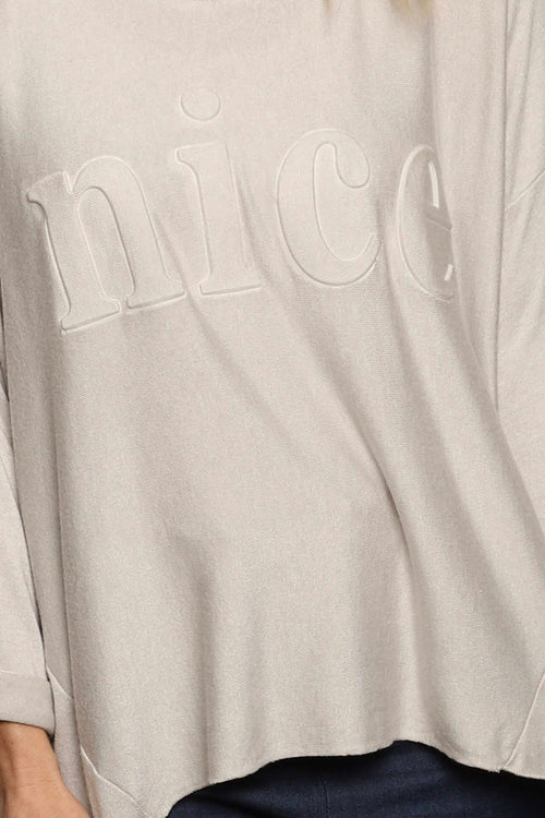 Nice Knit Top Stone - Image 3