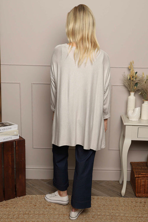 Nice Knit Top Stone - Image 4