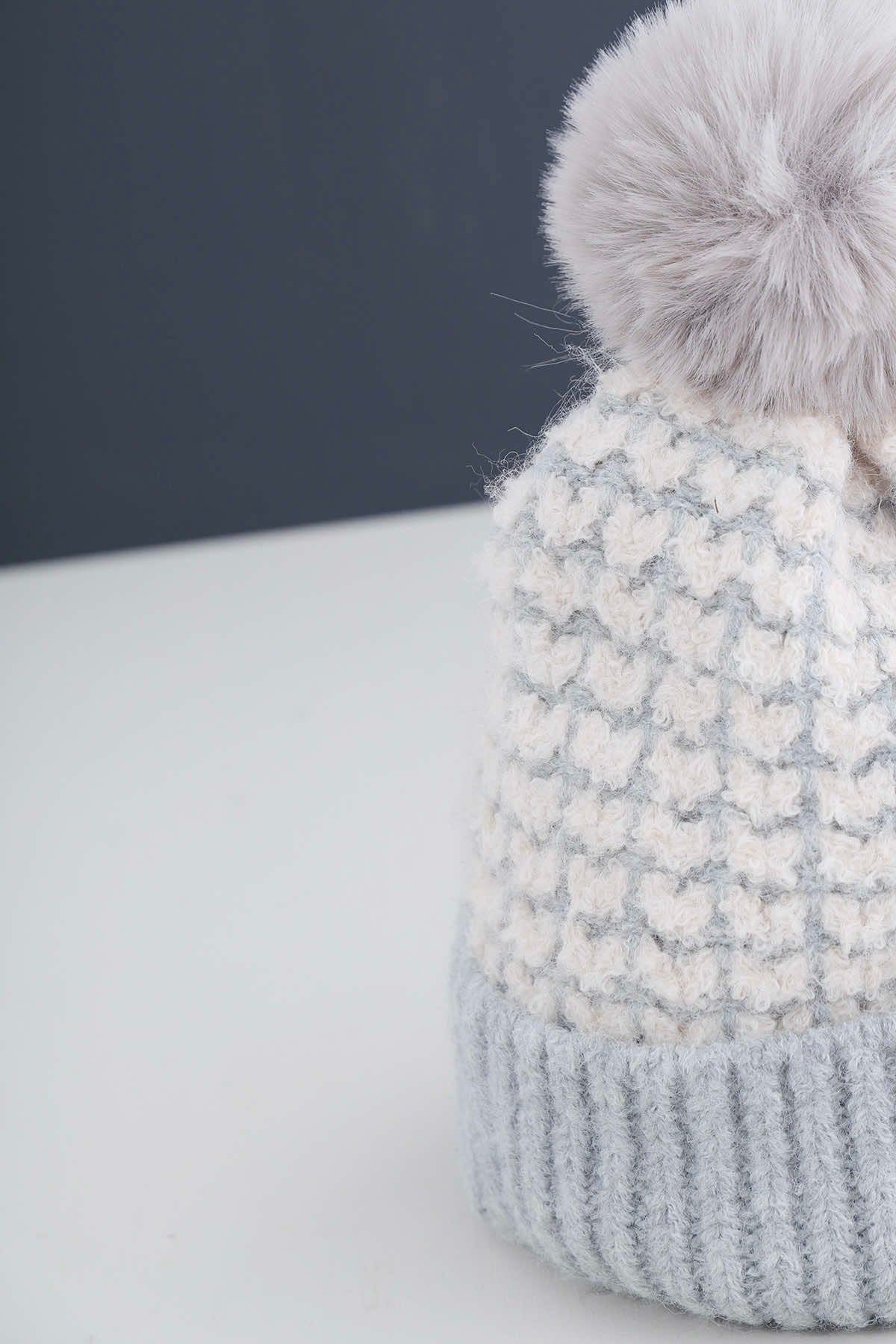 Vivienne Bobble Hat Grey