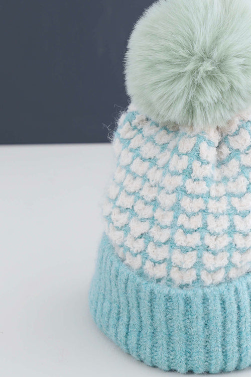 Vivienne Bobble Hat Mint - Image 4