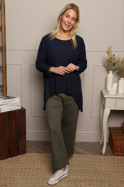 Allissa Knit Top Navy - Image 1