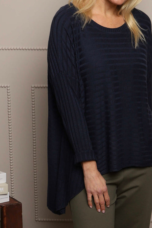 Allissa Knit Top Navy - Image 3