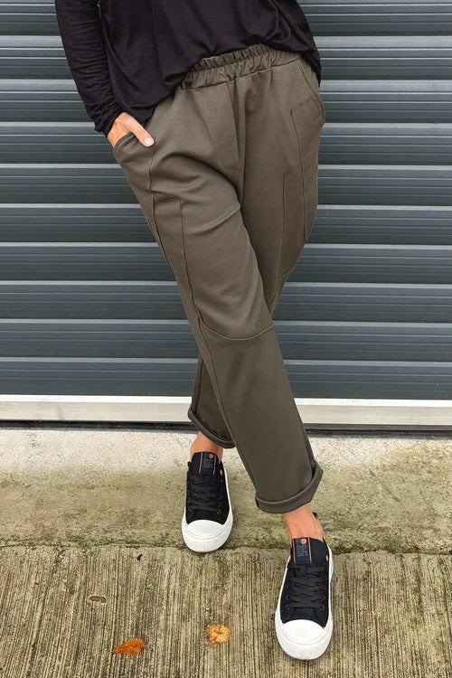 Jette Trousers Khaki - Image 3