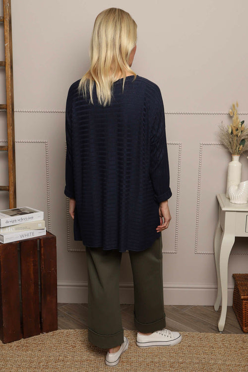 Allissa Knit Top Navy - Image 4