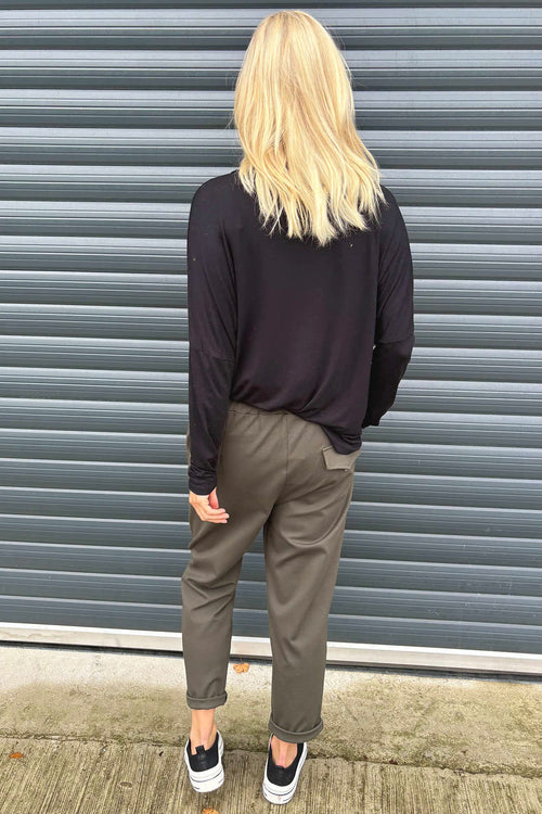 Jette Trousers Khaki - Image 4