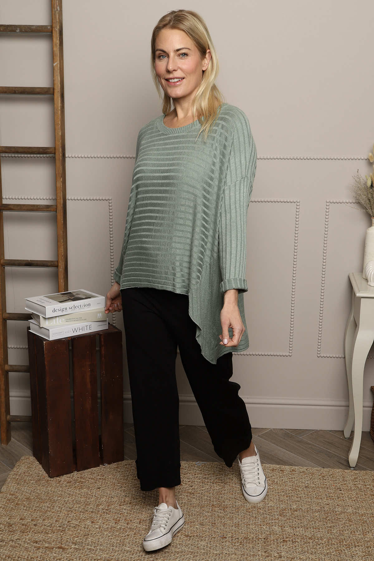 Allissa Knit Top Khaki