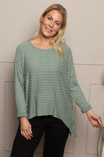 Allissa Knit Top Khaki Khaki - Allissa Knit Top Khaki