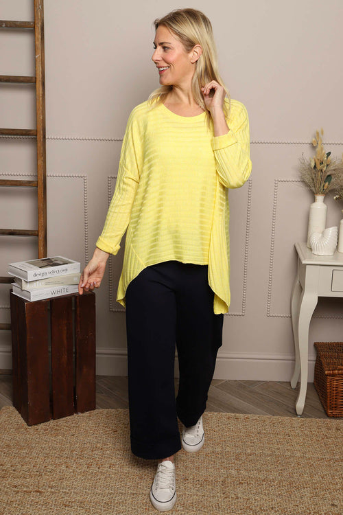 Allissa Knit Top Yellow - Image 1