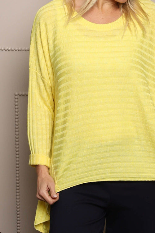 Allissa Knit Top Yellow - Image 3