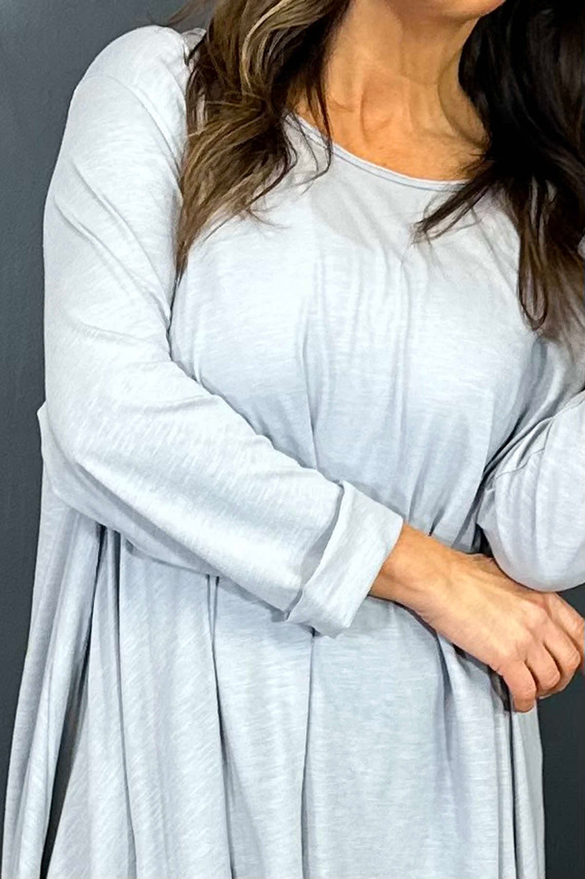 Portofino Cotton Tunic Grey