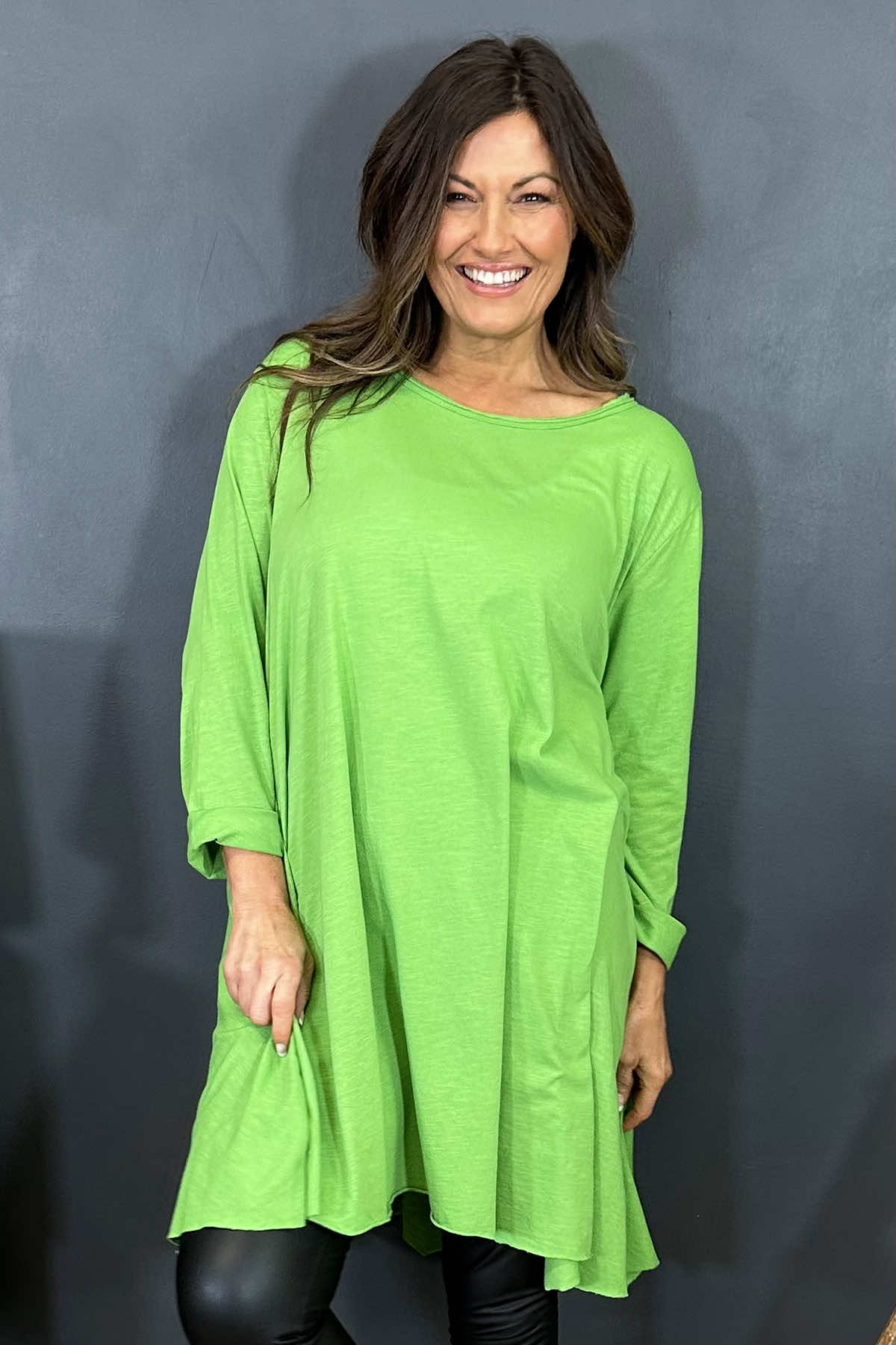 Portofino Cotton Tunic Green