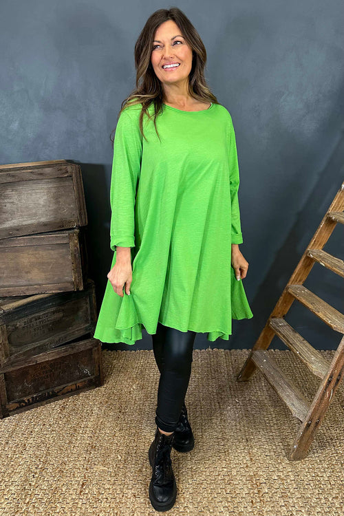 Portofino Cotton Tunic Green - Image 1