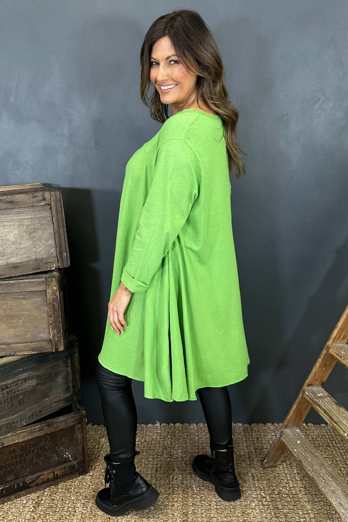 Portofino Cotton Tunic Green