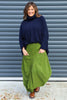 Orla Needlecord Parachute Skirt Olive