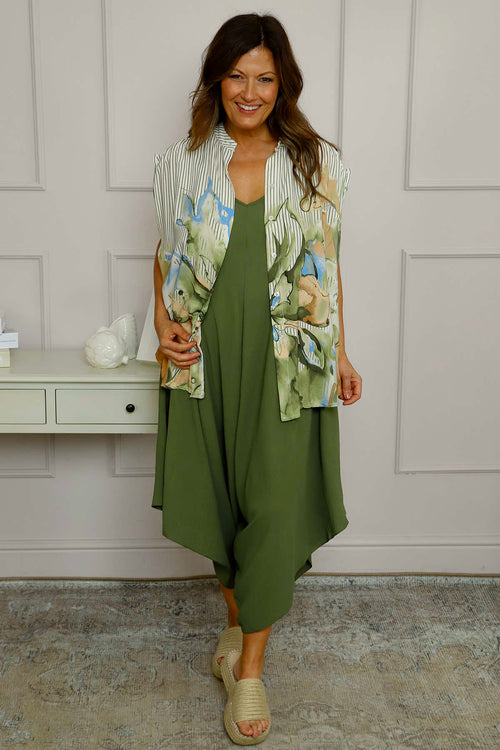 Kyrenne Jumpsuit Khaki - Image 4
