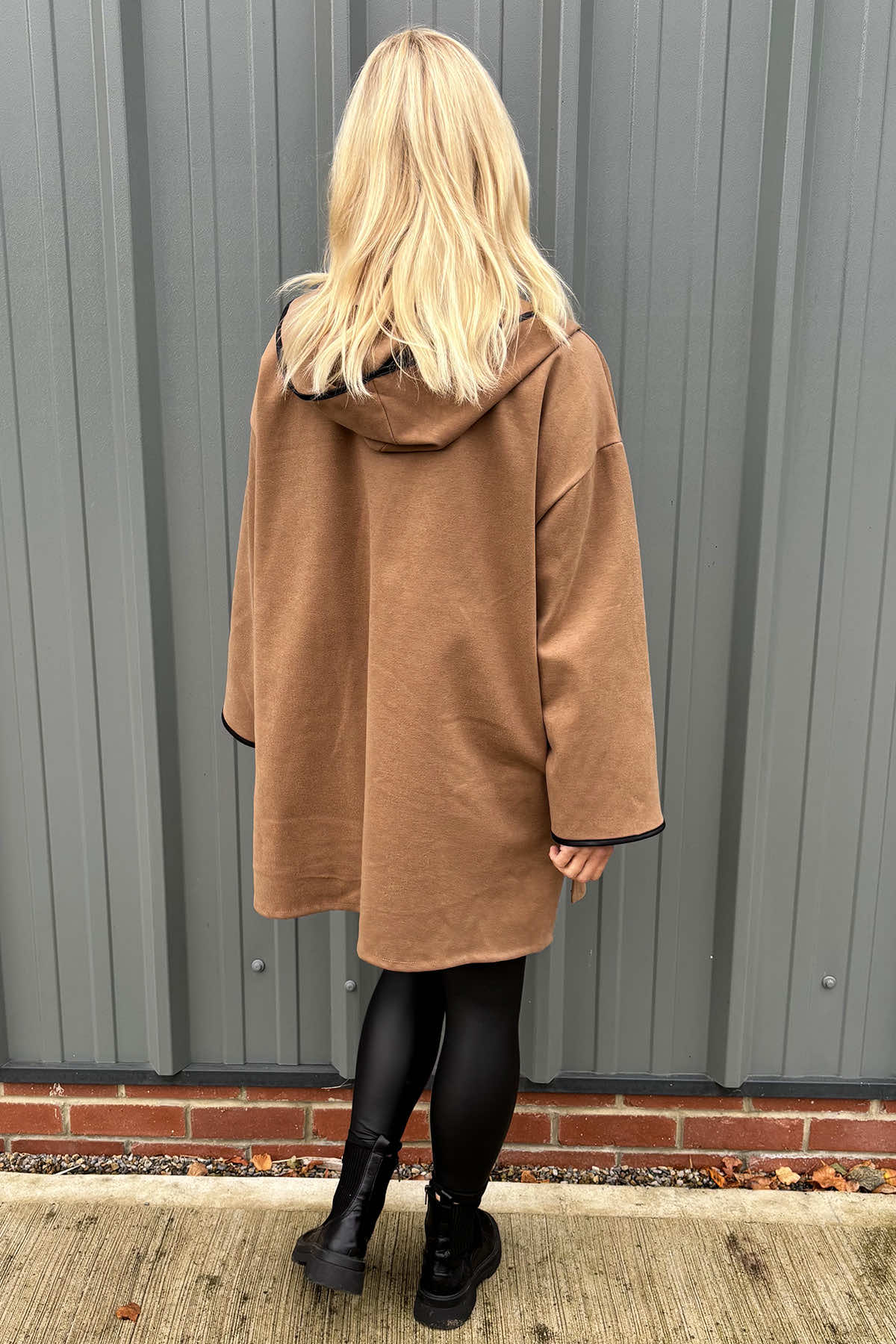 Dakota Trim Coat Camel