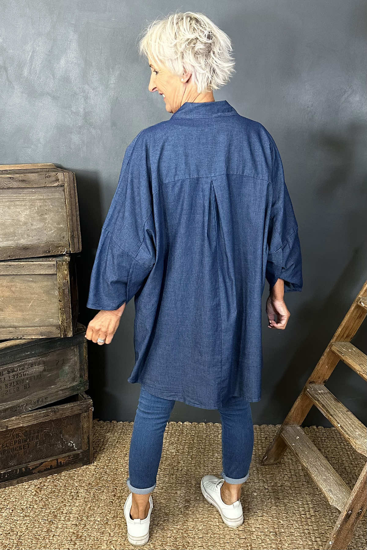 Charlotte Denim Shirt Dark Denim