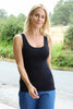 Only Basic Long Tank Top Black