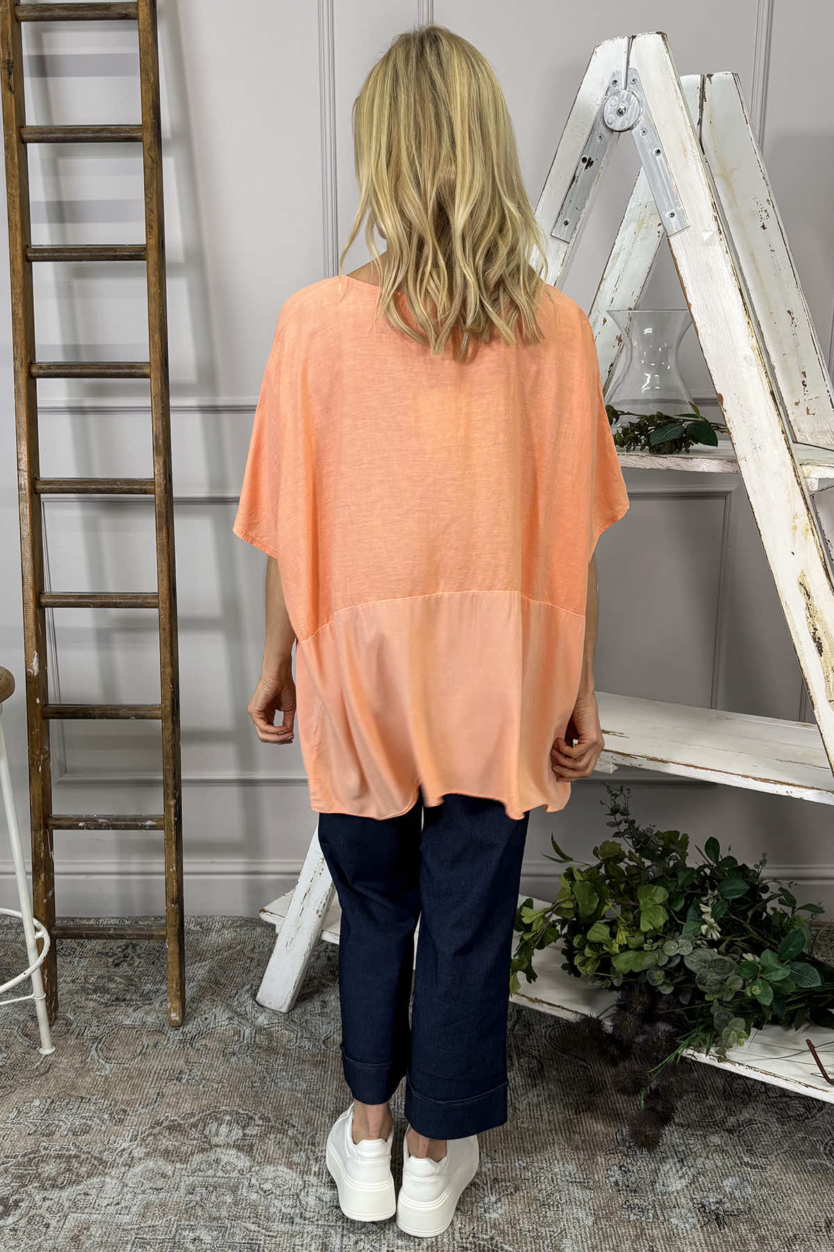 Freya Top Orange