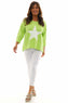 Sports Sweat Star Top Lime