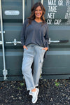 Calista Pocket Trousers Mid Grey