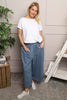 Jaye Pocket Cotton Trousers Blue