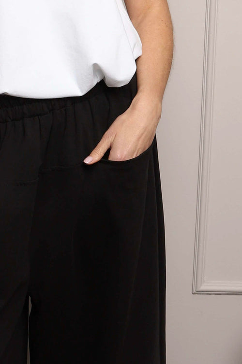Jaye Pocket Cotton Trousers Navy - Image 2