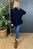 Jinnie Oversized Knitted Jumper Navy