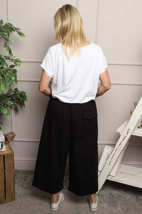 Jaye Pocket Cotton Trousers Navy - Image 4