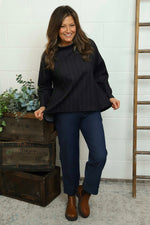 Siobhan Cowl Neck Top Black Black - Siobhan Cowl Neck Top Black