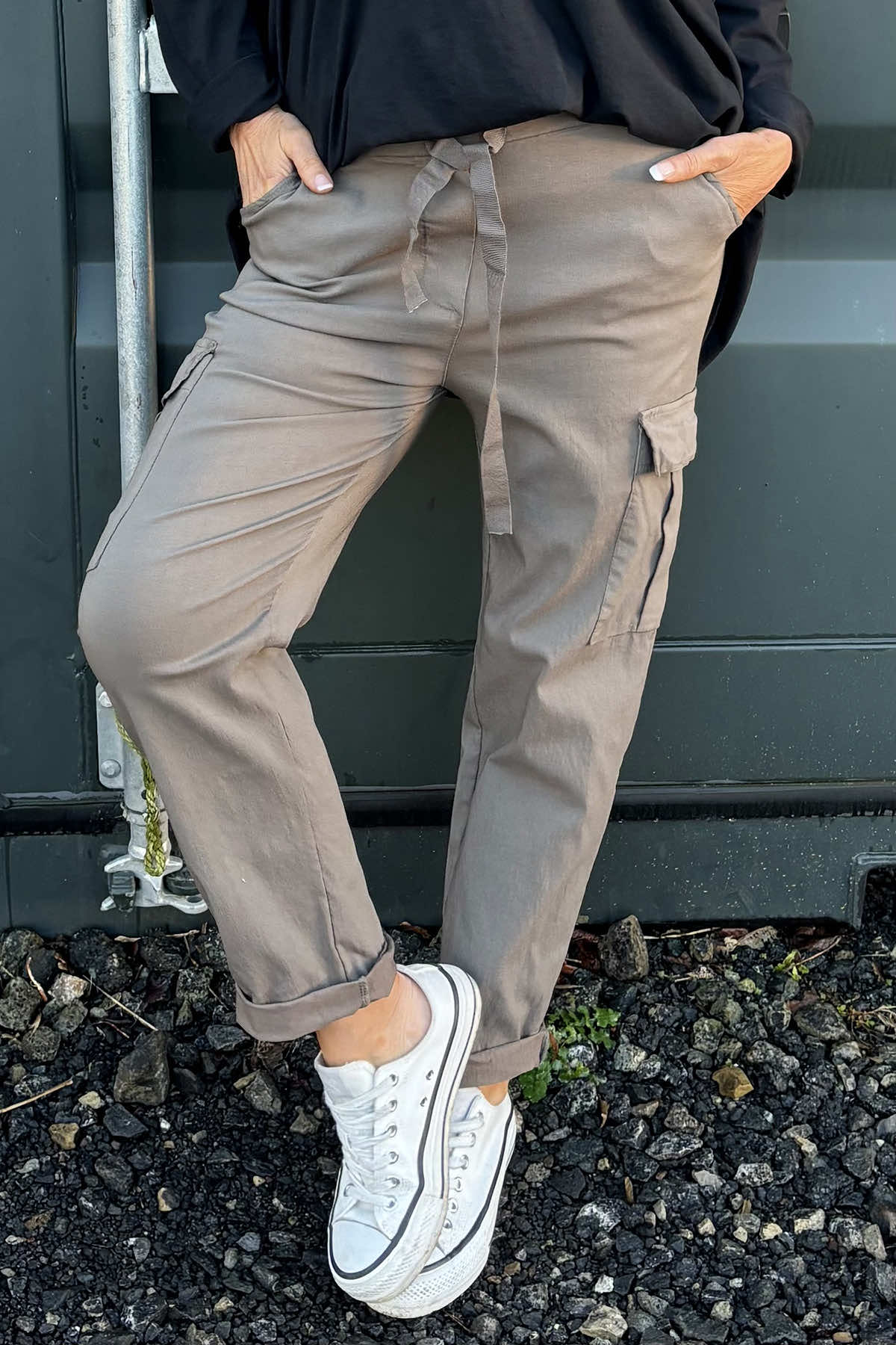 Calista Pocket Trousers Mocha