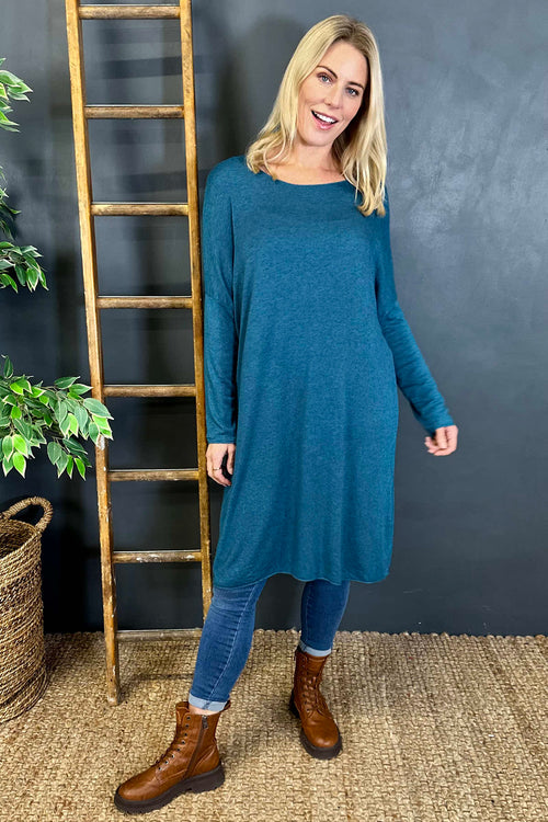 Maggie Knitted Tunic Teal